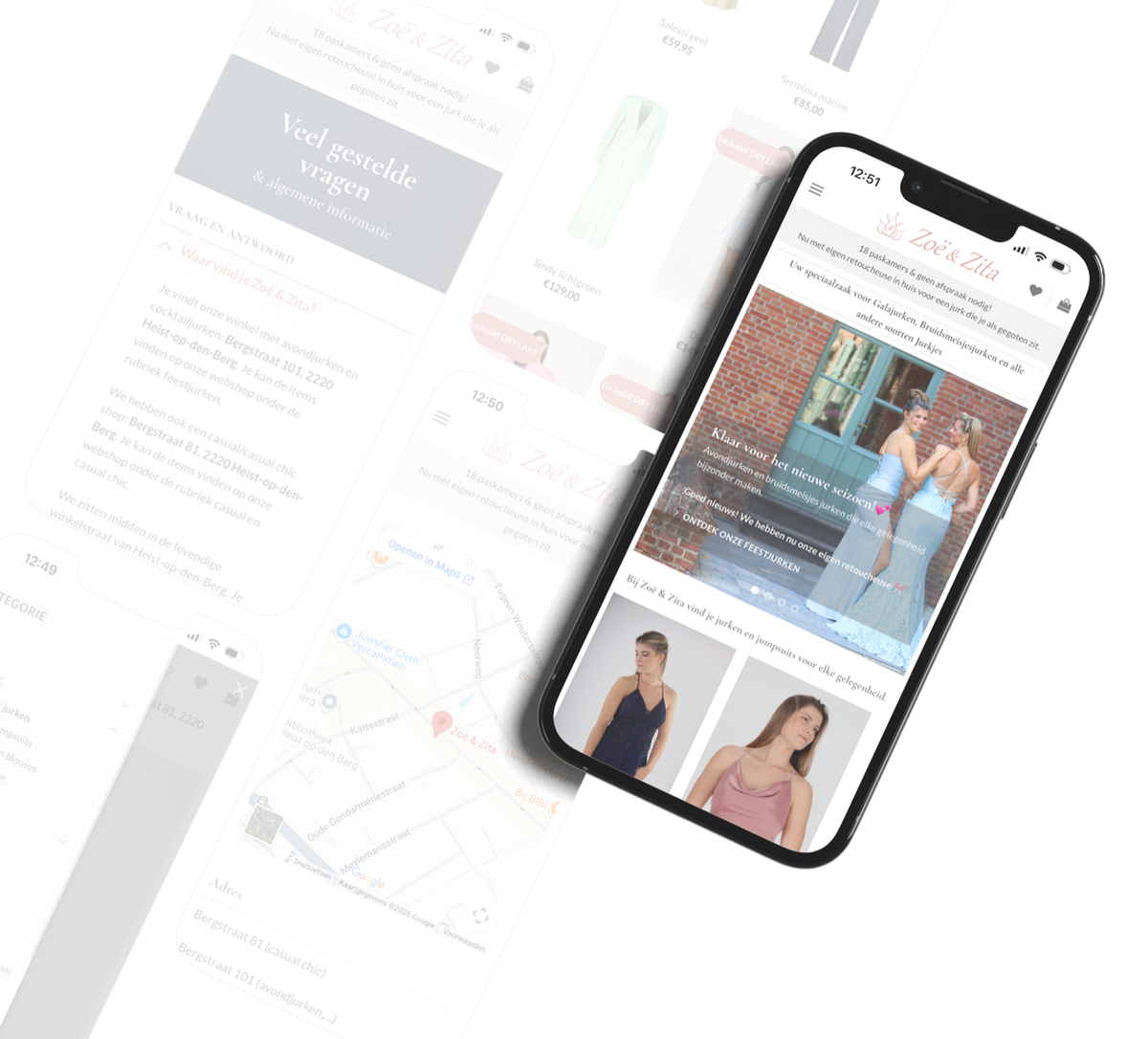 WooCommerce webshop mockup